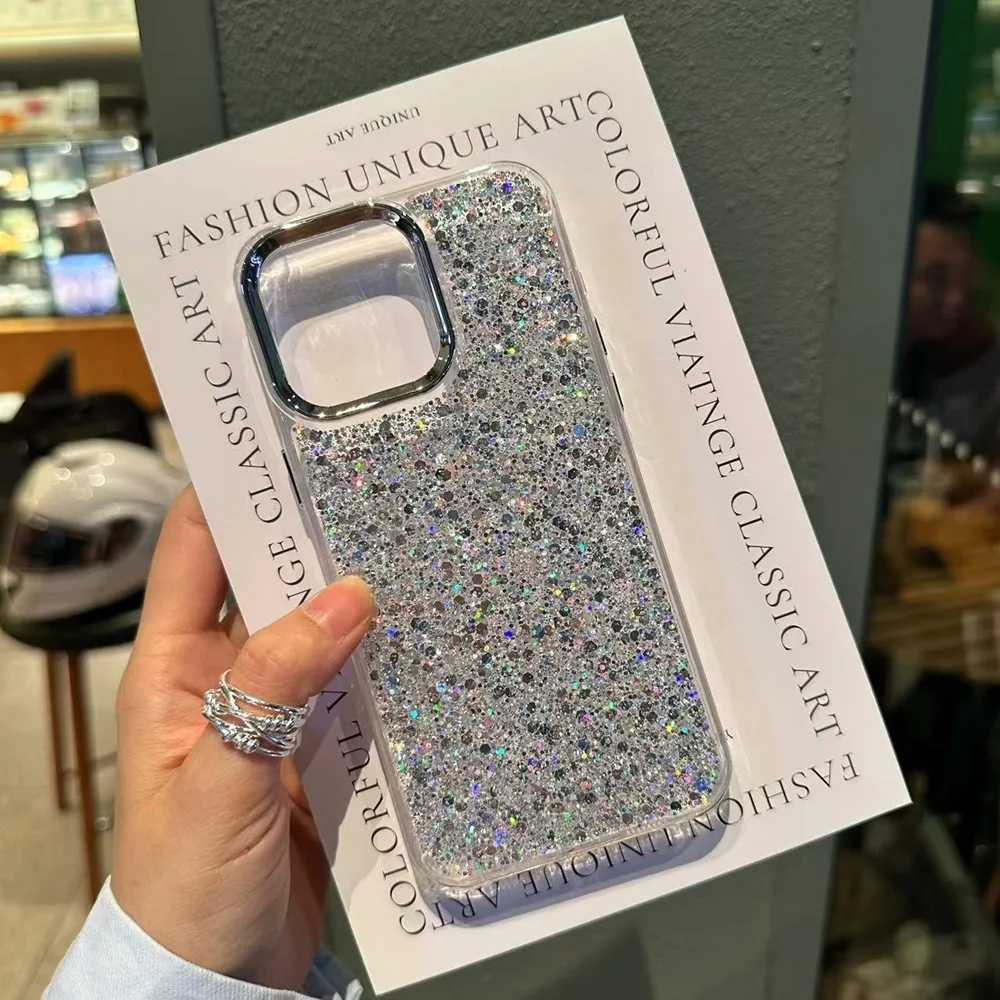 Luxury Bling Glitter Shockproof Phone Case For iPhone 17 Air 16 15 14 13 12 11 Pro Max Plus Soft Bumper Protection Cover C251209