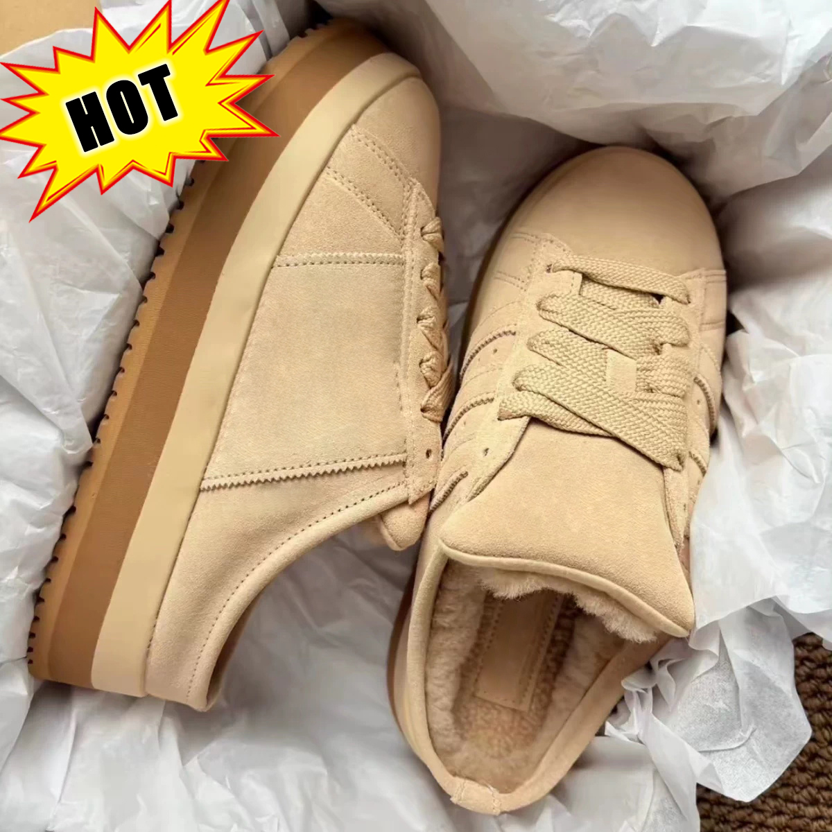 Designer womens 00s Winter Low Platform Fur Slippers Mules Fall Winter Homewear men footwear sandlas Beige Black brown Comfortable Fuzzy Wool women Fluffy shoes