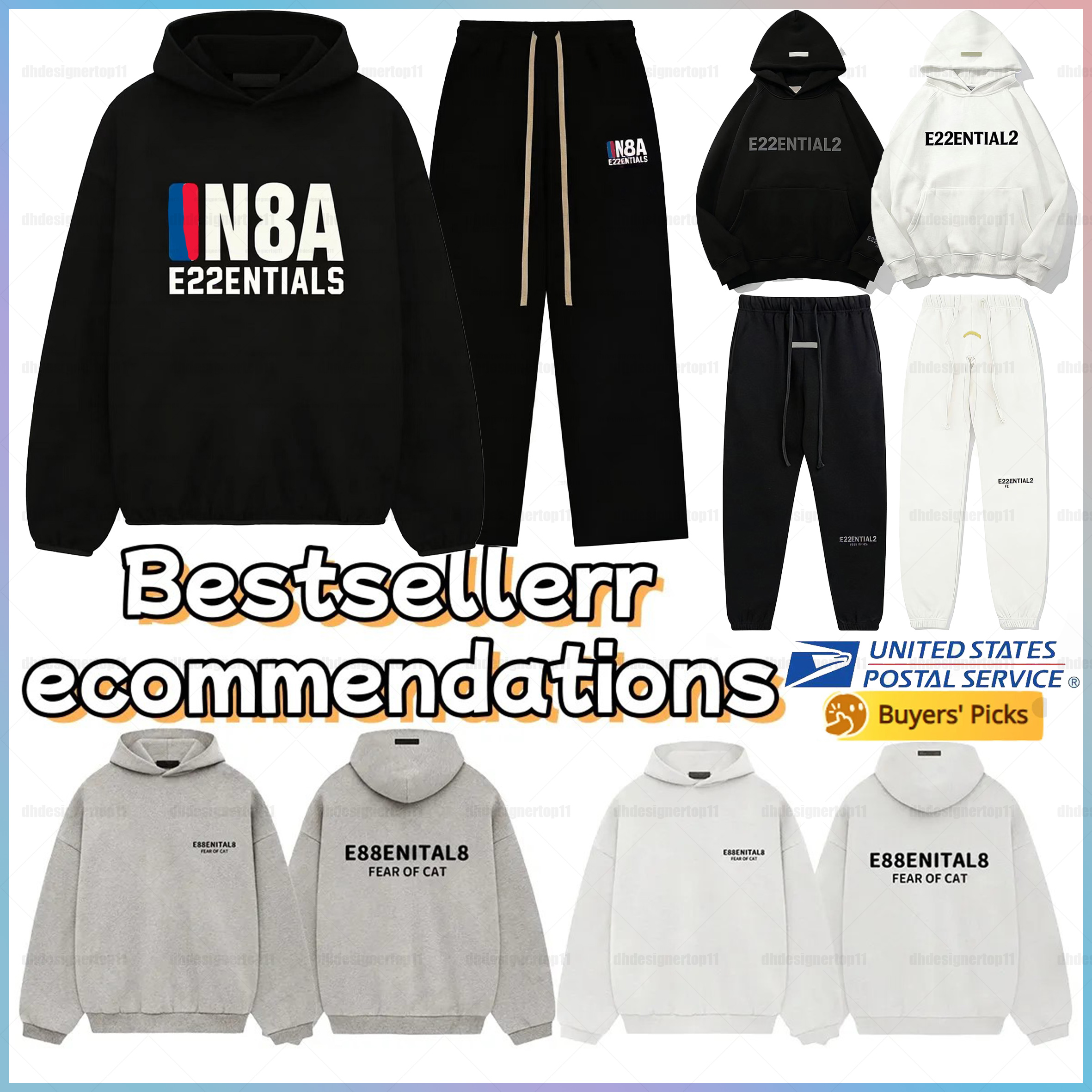 essentialsasse tracksuit designer mens hoodies for mens designers heavyweight hoodie designer hoodie men designer essentialsntly fashion men designer S-XL