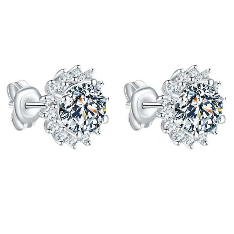 925 Sterling silver stud earrings for women fashion Charm party wedding classic jewelry Holiday gifts K251209 H260129