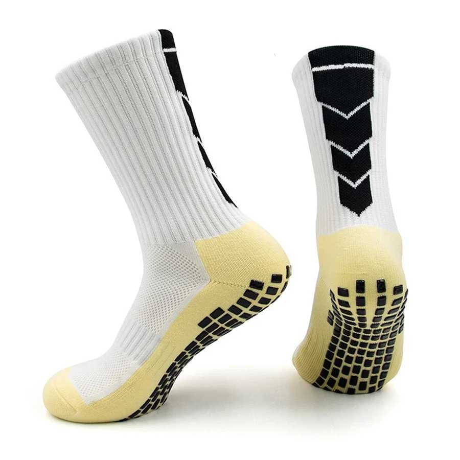 4Pair Men Women Non-Slip Grip Socks for Sports Football Basketball Baseball Rugby Soccer Cycling Running Tennis ExerciseT251209
