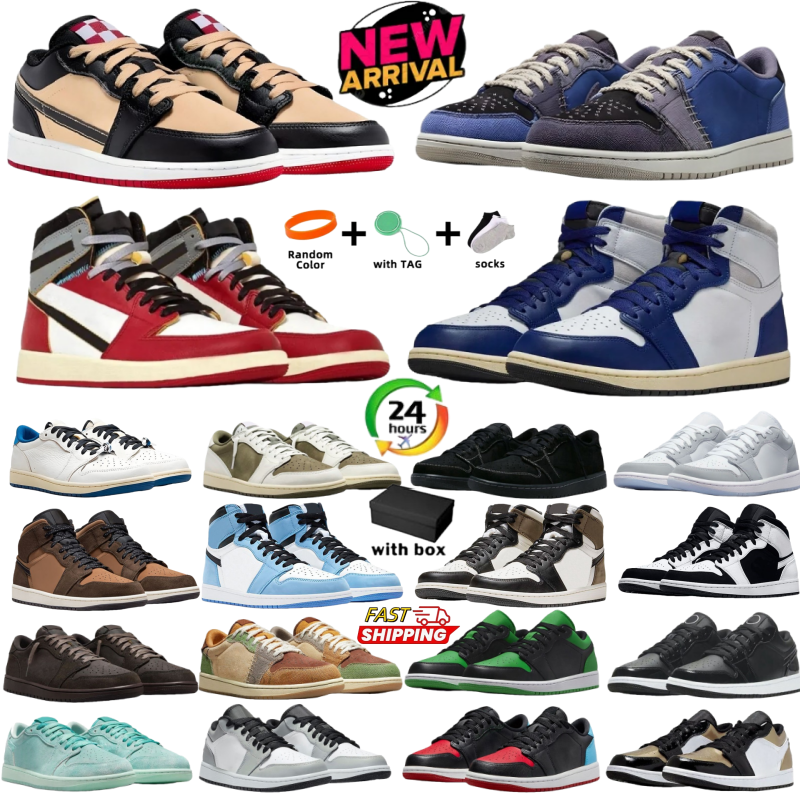 Nigel Sylvester 1 1s Low Basketball Shoes Utility Across the Spider Verse Prowler Voodoo Alternate Shadow Bred Patent Womens Mens Trainers Outdoor Sneakers