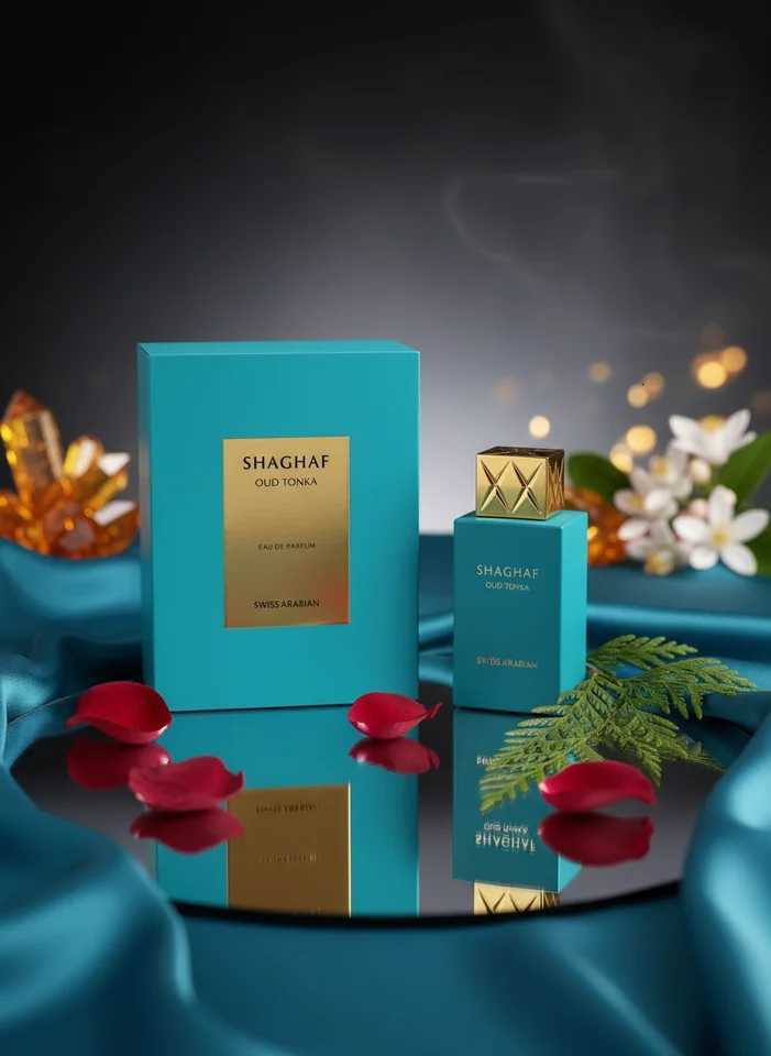 Swiss Arabian Shaghaf Oud Tonka Vanilla Perfume Warm Amber Earthy Woody Arabic Fragrance 25 ozT251209