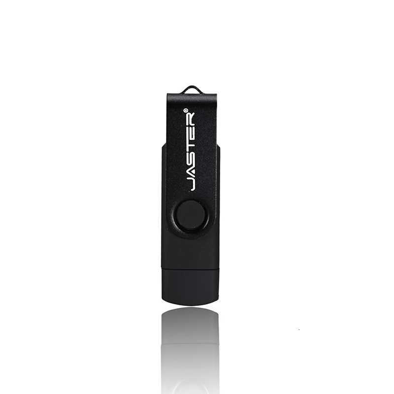 JASTER OTG USB Flash Drive 128GB Metal Pen Drive 8GB 16GB 32GB 64GB 128GB Pendrive Double use Micro USB Memory Stick C251209