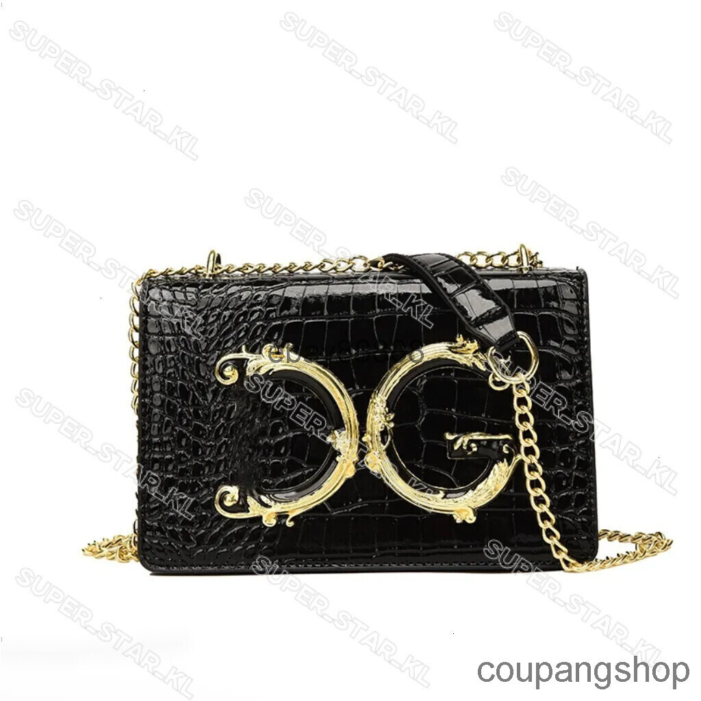 Bag Luxury Designer Bag Womans Bag This Years New Chain Stone Pattern Small Square Bag Single Shoulder Crossbody Bag Womens E dolce and gabanna dg d g gabbanaly bag S93D