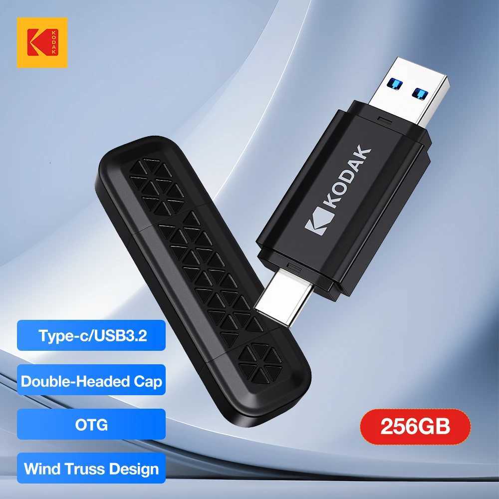 Dual USB Flash Pen Drive Memory Stick USB32 Gen 1 OTG Portable U Disk 32gb 64gb 128g 256g For Phone Cputer C251209