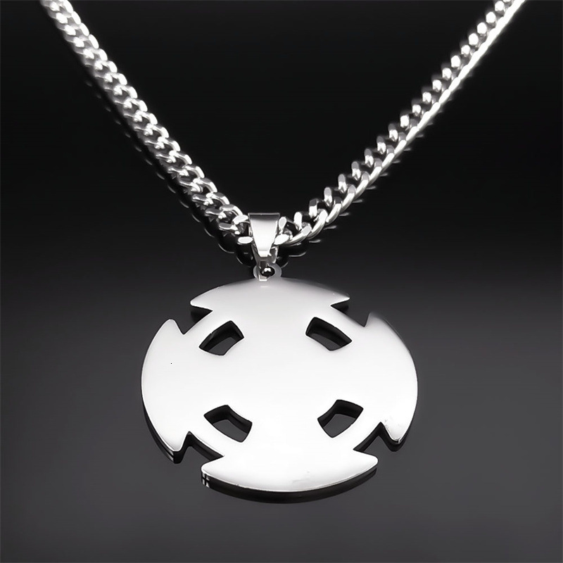 Cross-border New Celtic Cross Necklace for Women and Men Stainless Steel silver Jewelry