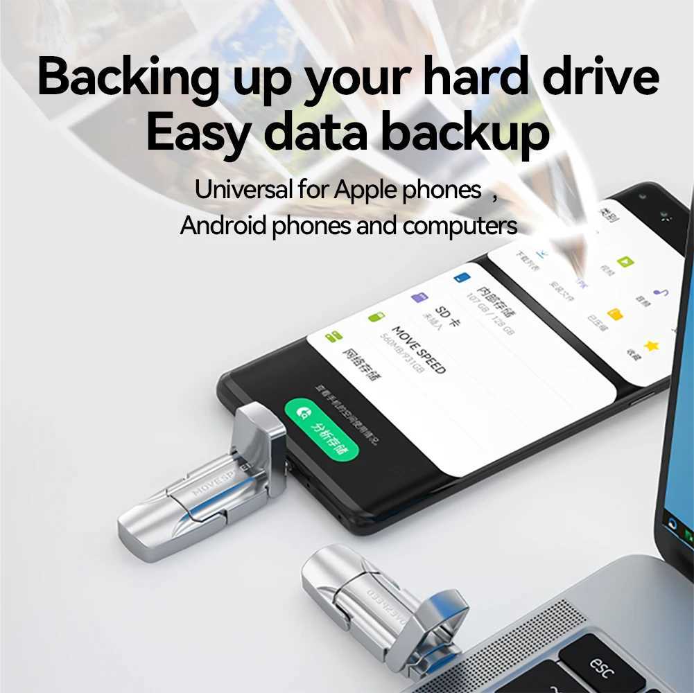 MOVEED USB 32 Solid State Pen Drive 520MB/s High Speed USB Type C Flash Drive 1TB 512GB 256GB 128GB USB Gen 2 Pendrive Flash C251209