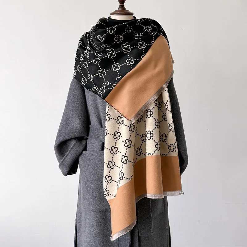 Luxury Luxury Winter Thick Warm Tassel Scarf Women Cashmere Shawl And Wraps Pashmina Neckerchief Bufanda Female Long Tessel Echarpe Y251208