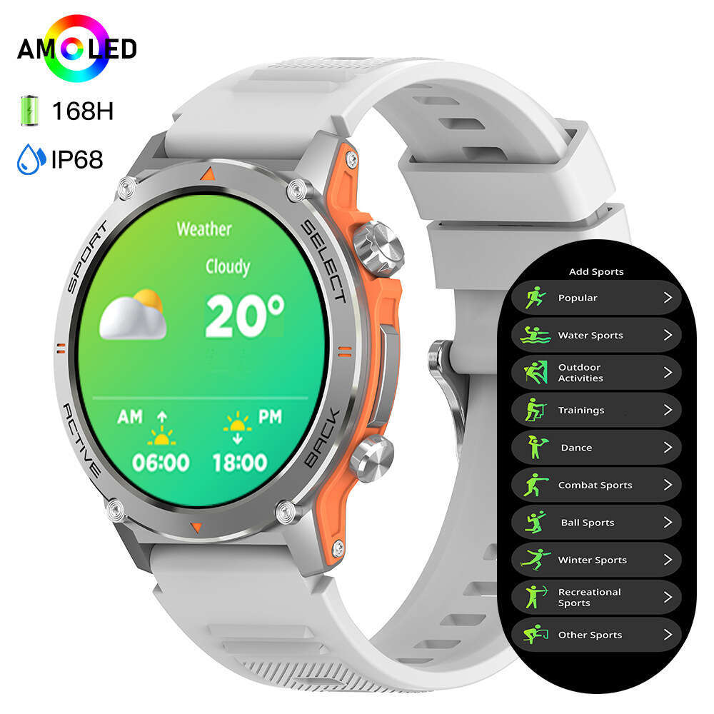 Famous Brand Z Sports Watch AMOLED Outdoor Waterproof Smart Health Monitoring Dial