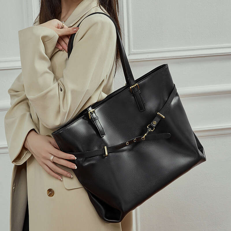 Luxury Bag Designer Shoulder Bags Totes Hobo Top Layer Vegetable Tanned Leather Large Capacity Tote Casual Versatile Underarm Textured Stylish Bag Tre