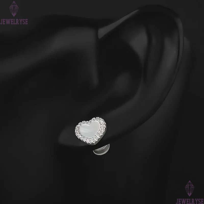 A top brand luxury love heart designer earrings for women aretes oorbellen brincos sweet pink pearl blue white silver crystal earings earring ear ring