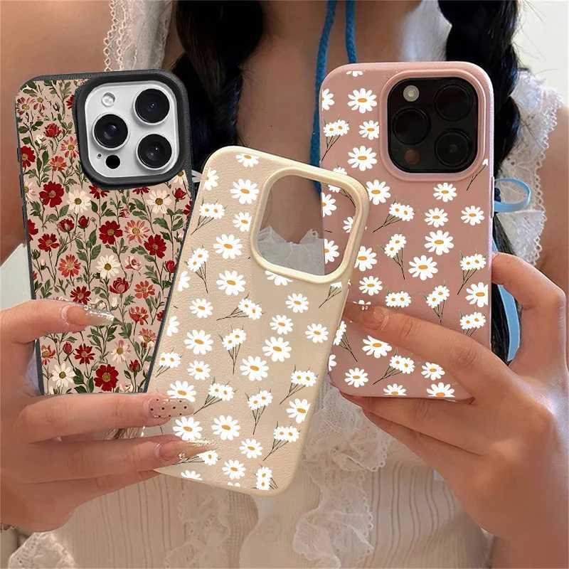 Cute Style Daisy White Small Flower Case For MI 15T 14T Pro 15 tra 13T X7 X6 X5 F5 F6 M7 M6 Pro F7 tra X3 GT NFC C251209