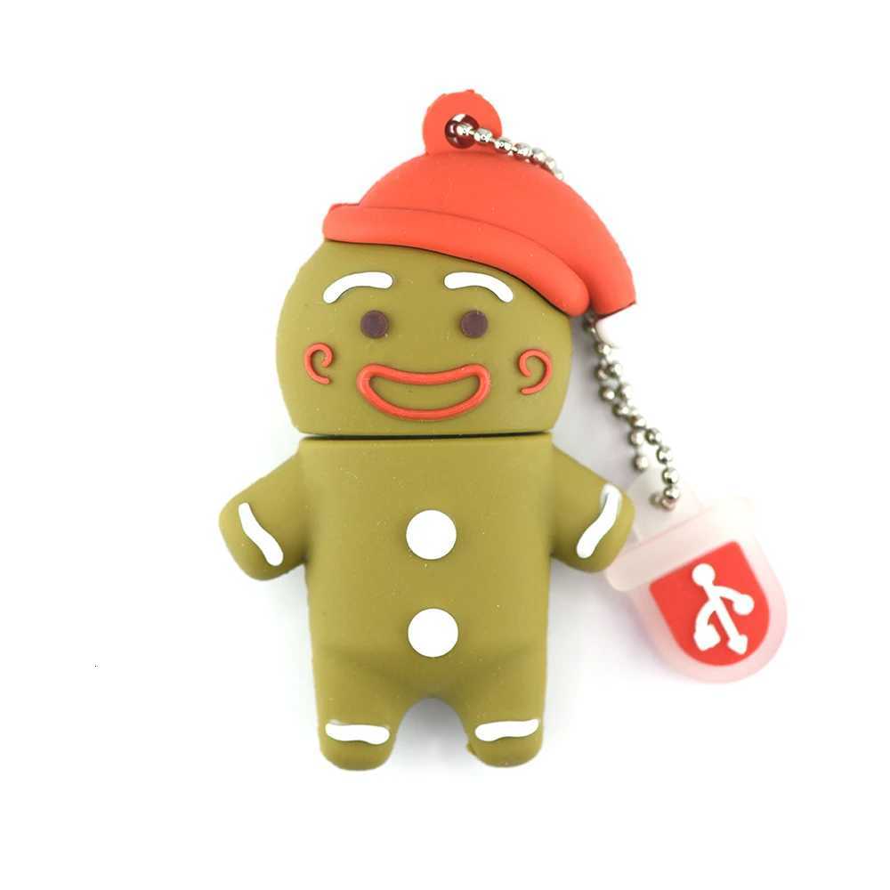 cute Santa Claus usb flash drive 4GB 8GB 16GB memory stick 32GB 64GB cartoon snow boots 128GB U disk Christmas gift pen driv C251209