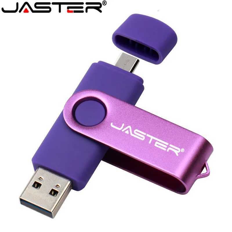 JASTER Micro usb interface 20 OTG flash drive Smart Phone Tablet PC 4GB 8GB 16GB 32GB 64GB Pendrives Real Capacity Usb stick C251209