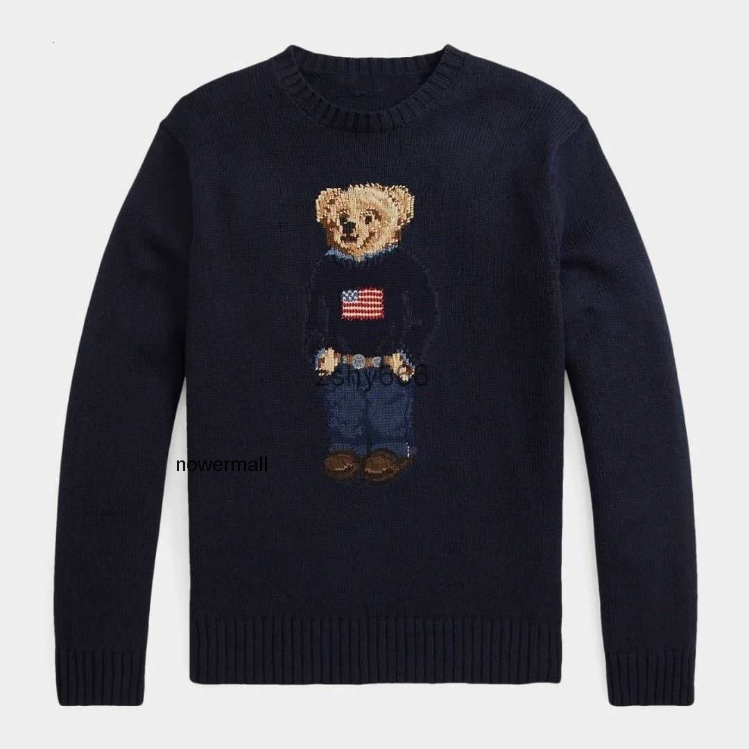 Designer Women Knits Bear Sweater Pullover Embroidery Fashion Knitted Sweaters Long Sl ralphlaurensweater ralphlaurens ralphlaurenshirt RALPHs LAURENs W72E