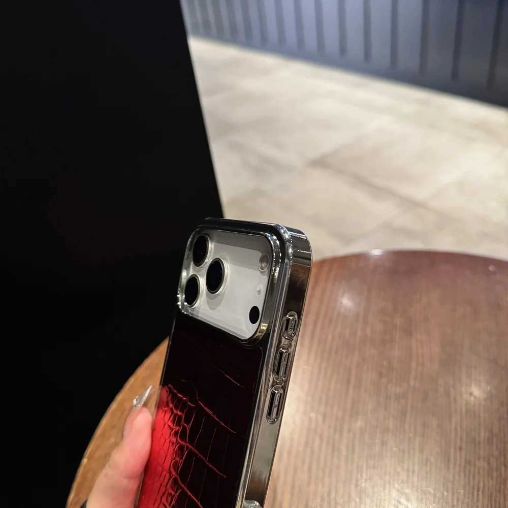for iphone 17 Pro Max Case Luxury Crocodile Pattern Plating Case For iPhone 16 17 Air 14 15 Plus 11 13 12 Pro Max Leather Cover C251209