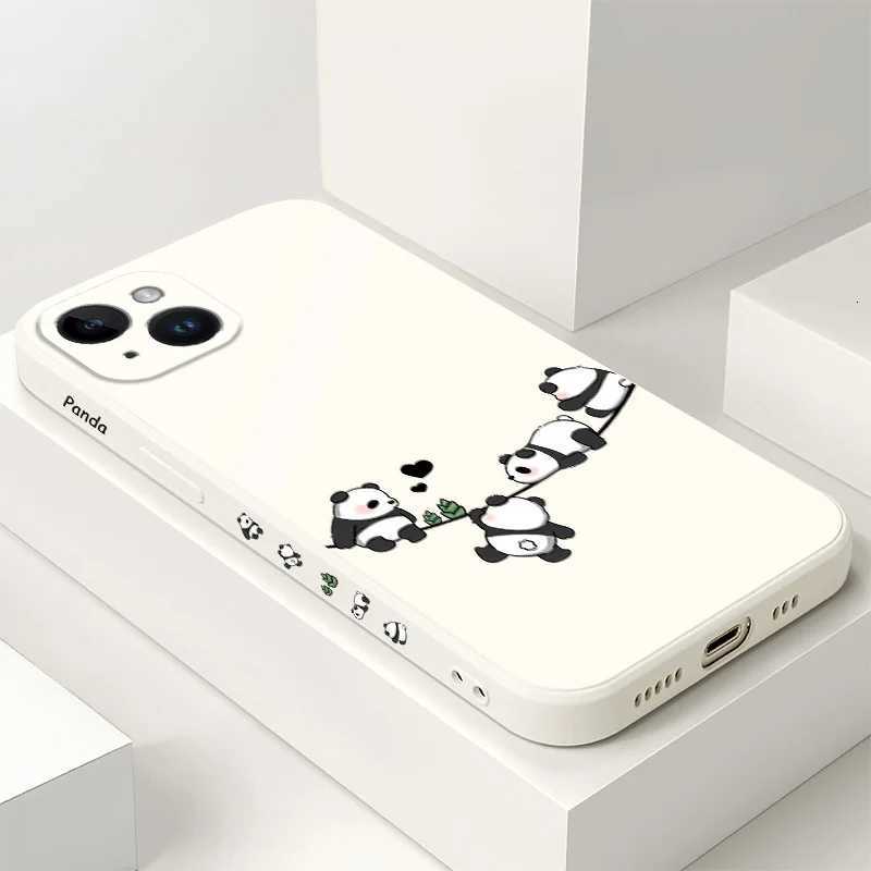 Baby Panda Phone Case For iPhone 17 Air 16 15 14 13 12 11 X XR XS Plus Pro Max Mini Silicone Cover C251209