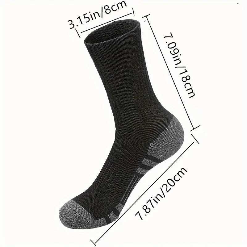 5 pairs of mens seasonal sports socks sports running socks breathable and comfortable easy to match with mid length socksT251209