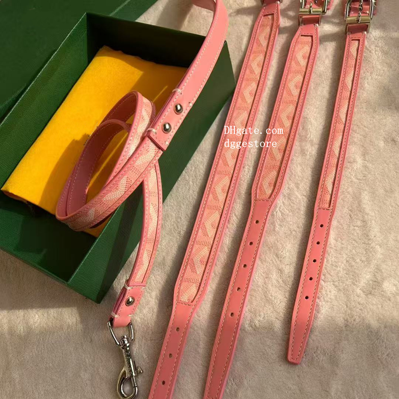 Designer Dog Collar Leash High End Hardware Accessories Adjustable Durable for Small Medium Dogs West Highland Terrier Corgi Pomeranian Luxury Dog Birthday Gift