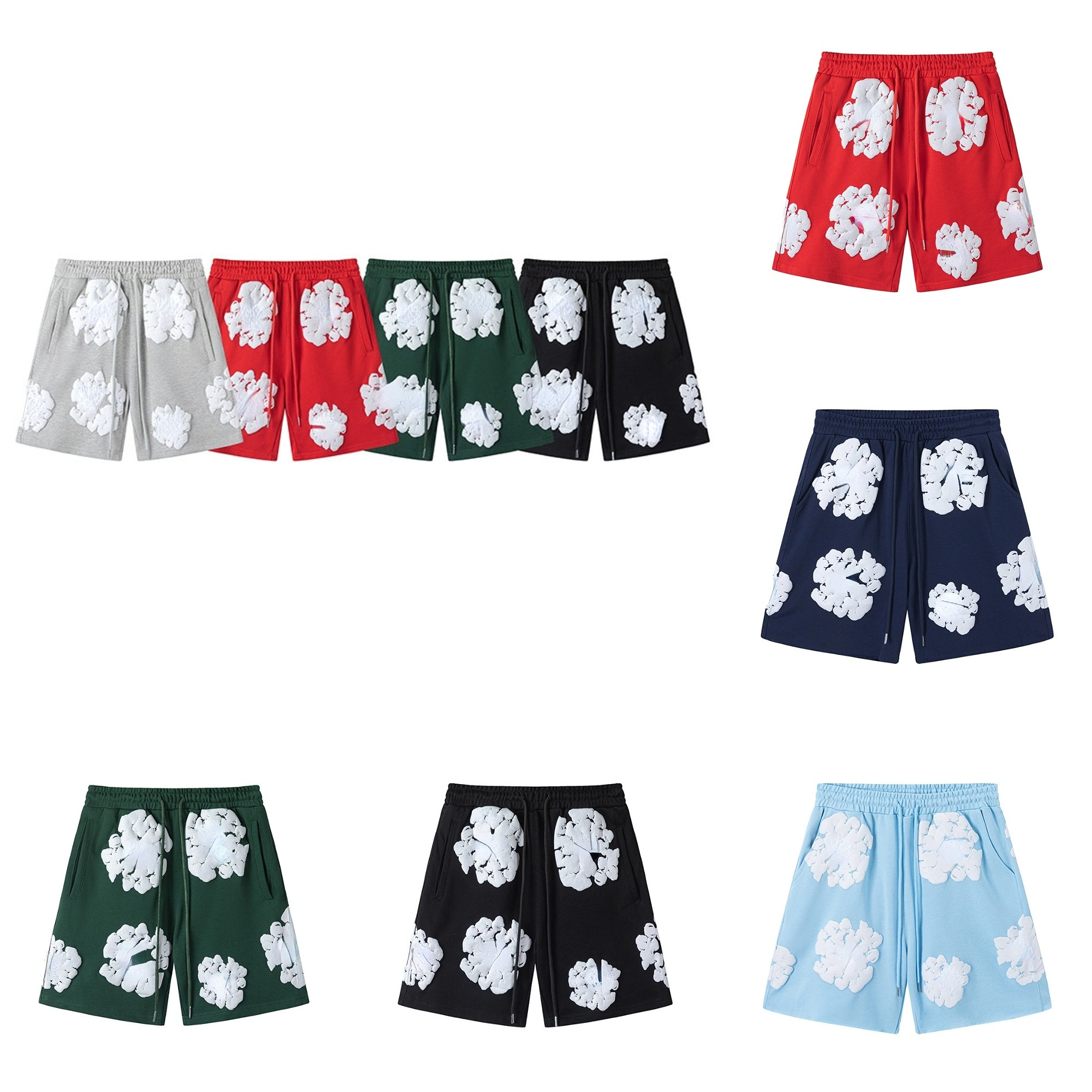 Men's Shorts Designer Shorts Fashion Y2k 1:1 Shorts Multicolored High Street Shorts Men And Women Summer And Spring Shorts