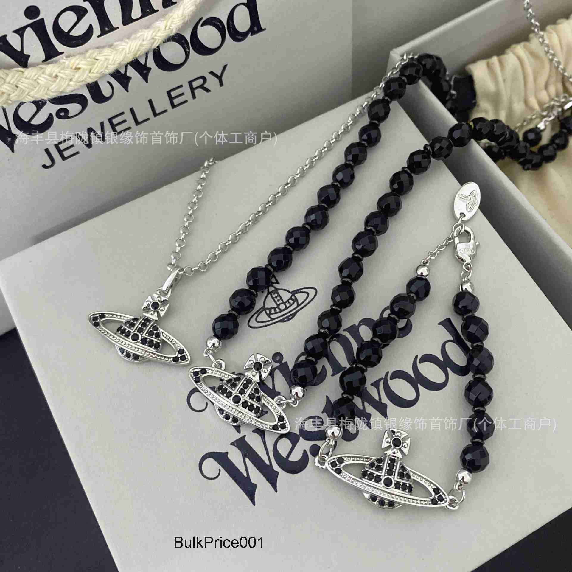 viviane Vivienme viviennen viviennely west wood Queen Dowager Black Agate Saturn Necklace 11 High Version Sweet Cool Temperament Grade Cl Z07C