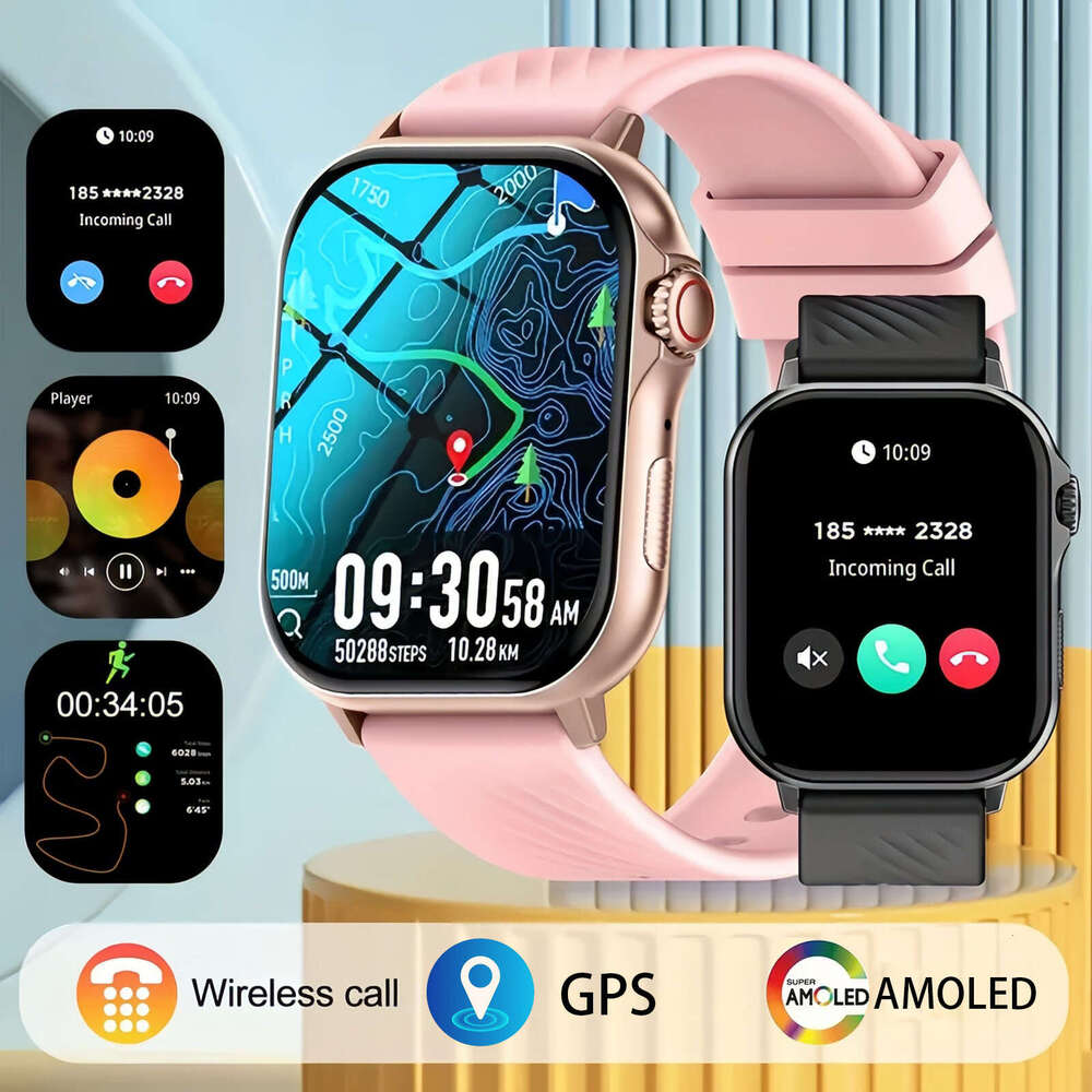 Famous Brand G Smart Inch AMOLED Screen GPS Sports And Health Monitoring Positioning Watch