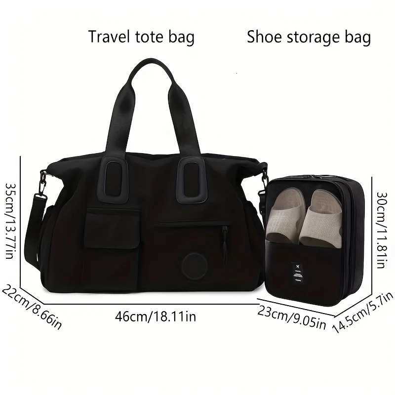 Large capacity travel handbag lightweight lage that can be carried around shoder strap fitness bag Y251209