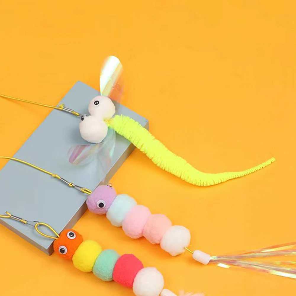 1PC Cat Hanging Cat Toy Hanging Door Elastic Rope Cat Stick Feather Pet Supplies For Cats And Dogs M251209