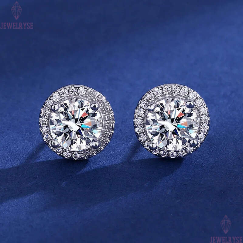 luxury round designer earrings for women moissanite cz zircon circle hollow design earring ear rings earings jewelry birthday valentines day gift