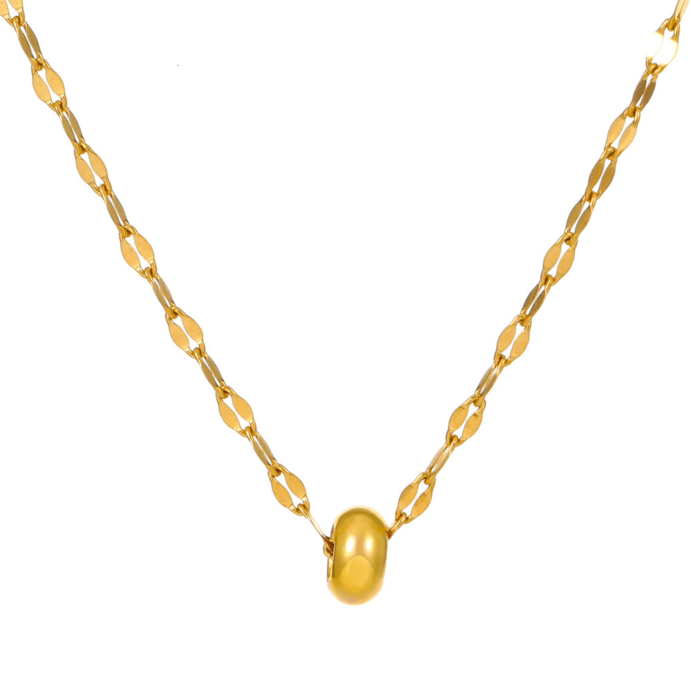 luxury Hot free shipping Selling Dia-Studded Small Waist Necklace For Women French Light Niche Design Rotating Round designer Pendant Collarbone Chain