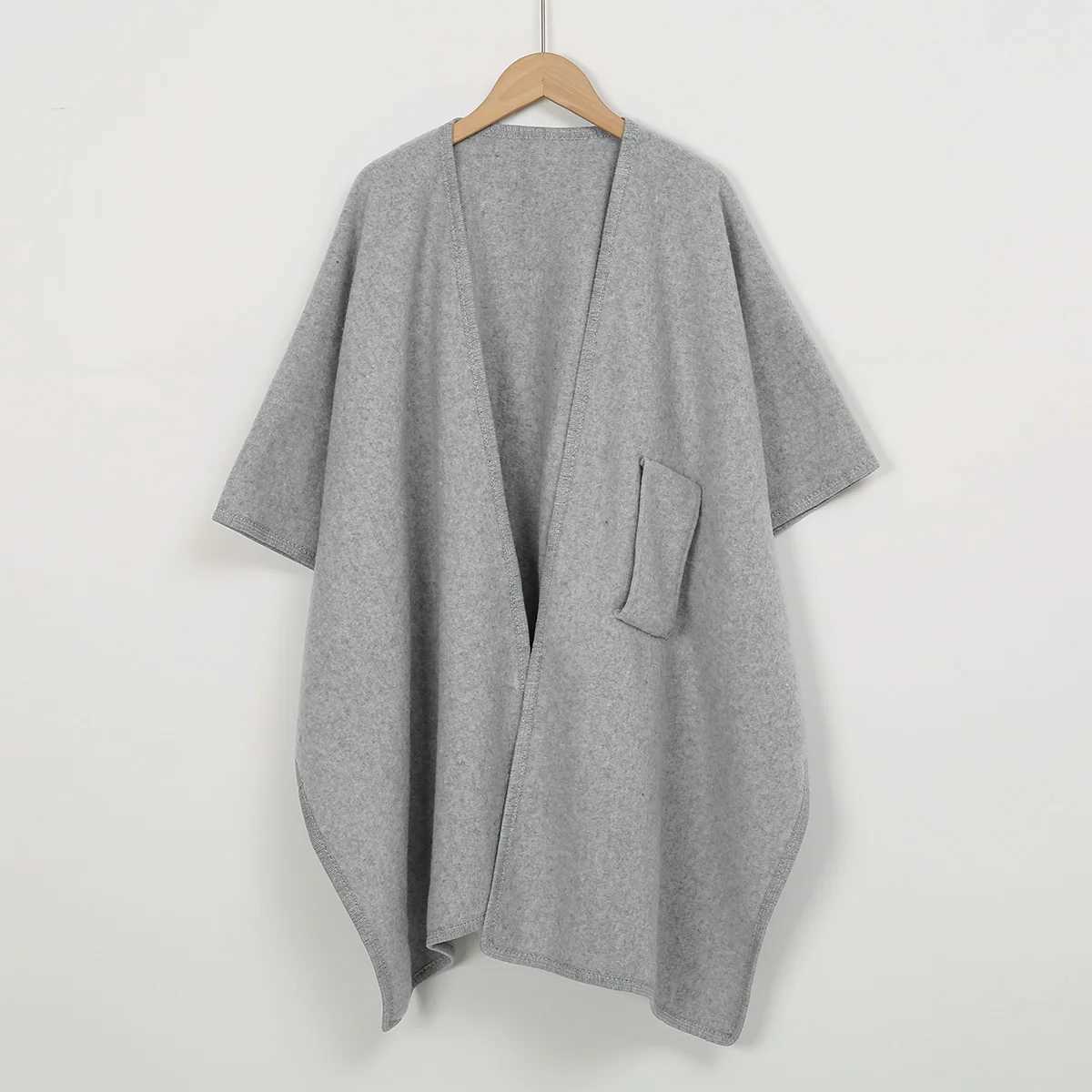 Luxury Womens Elegant Shawl Wraps Soft Open Front Poncho Cape For Autumn Winter Solid Color Tassel Scarf Shawls Cloak Bufanda Pashmina Y251208