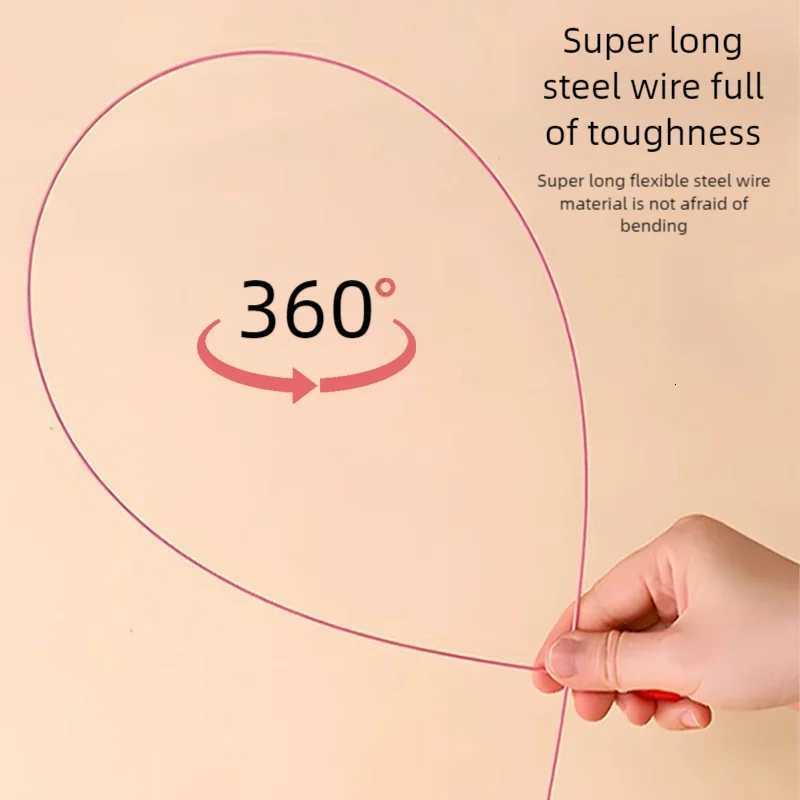 New steel wire teasing stick New cat toy butterfly feather cute teasing stick Teasing cat bell toy pet supplies M251209