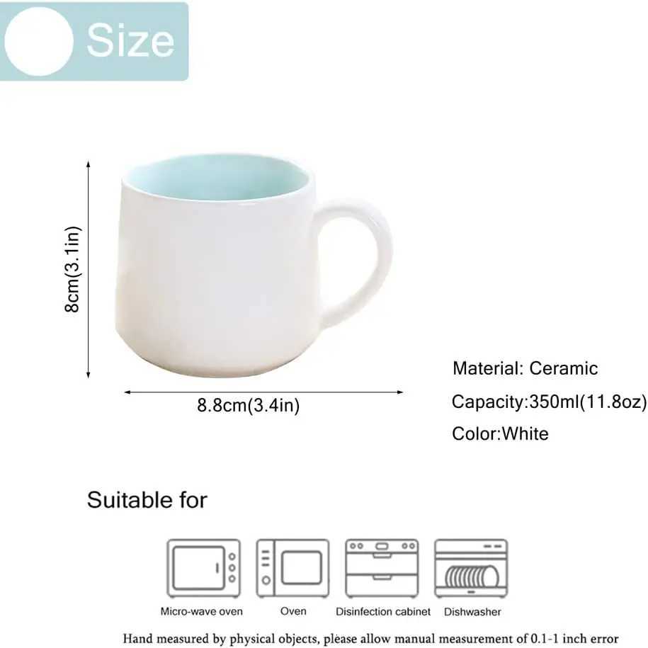 Cartoon s Ceramic gs Coffee Milk Ju Lemon Tea Cup Cute Kids g He Off Drinkware for Kitchen Accessories H251209