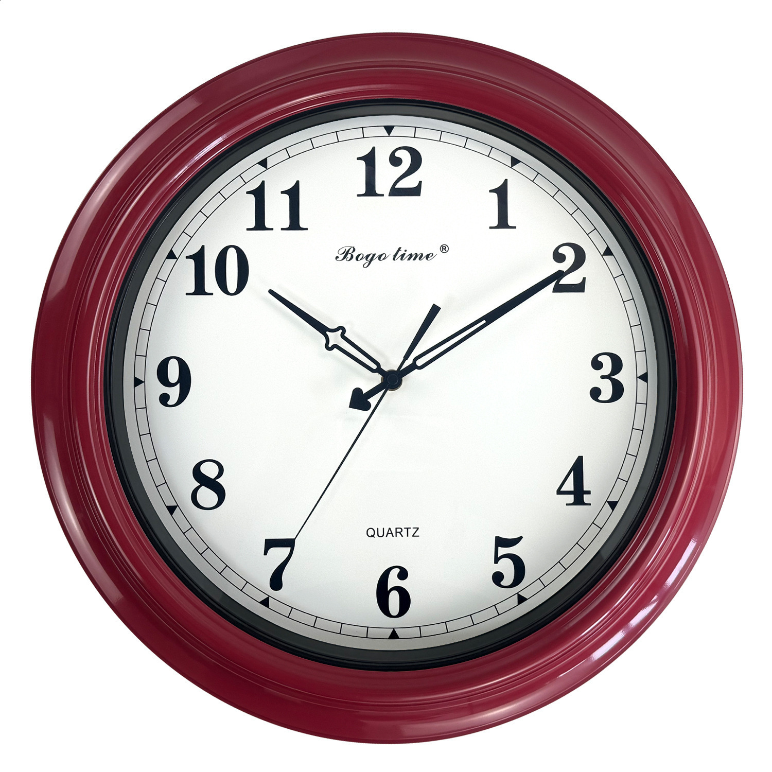 Wall Clocks Better Homes Gardens 30" Indoor Brown Round Wood Arabic Analog Clock 231122