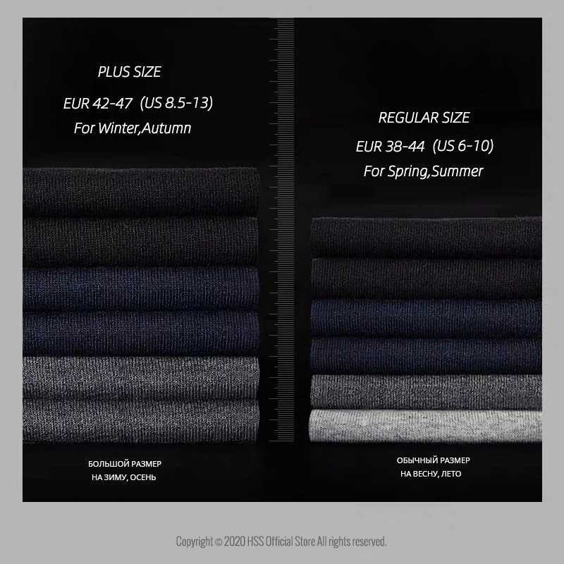10Pairs/Lot Business Mens Cotton Socks New Style Black Casual Socks Soft Breathable Summer Winter Long Socks Plus Size 7-14T251209