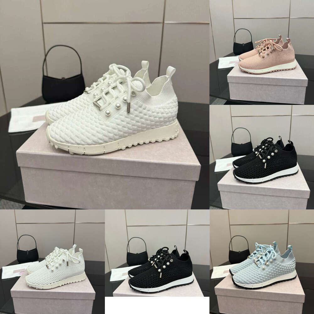 fashion Women Pointed Toe Mesh platform trainer dress outdoor office Breathable Casual running sports Shoes high-quality designer shoe woman Veles knit sneakers