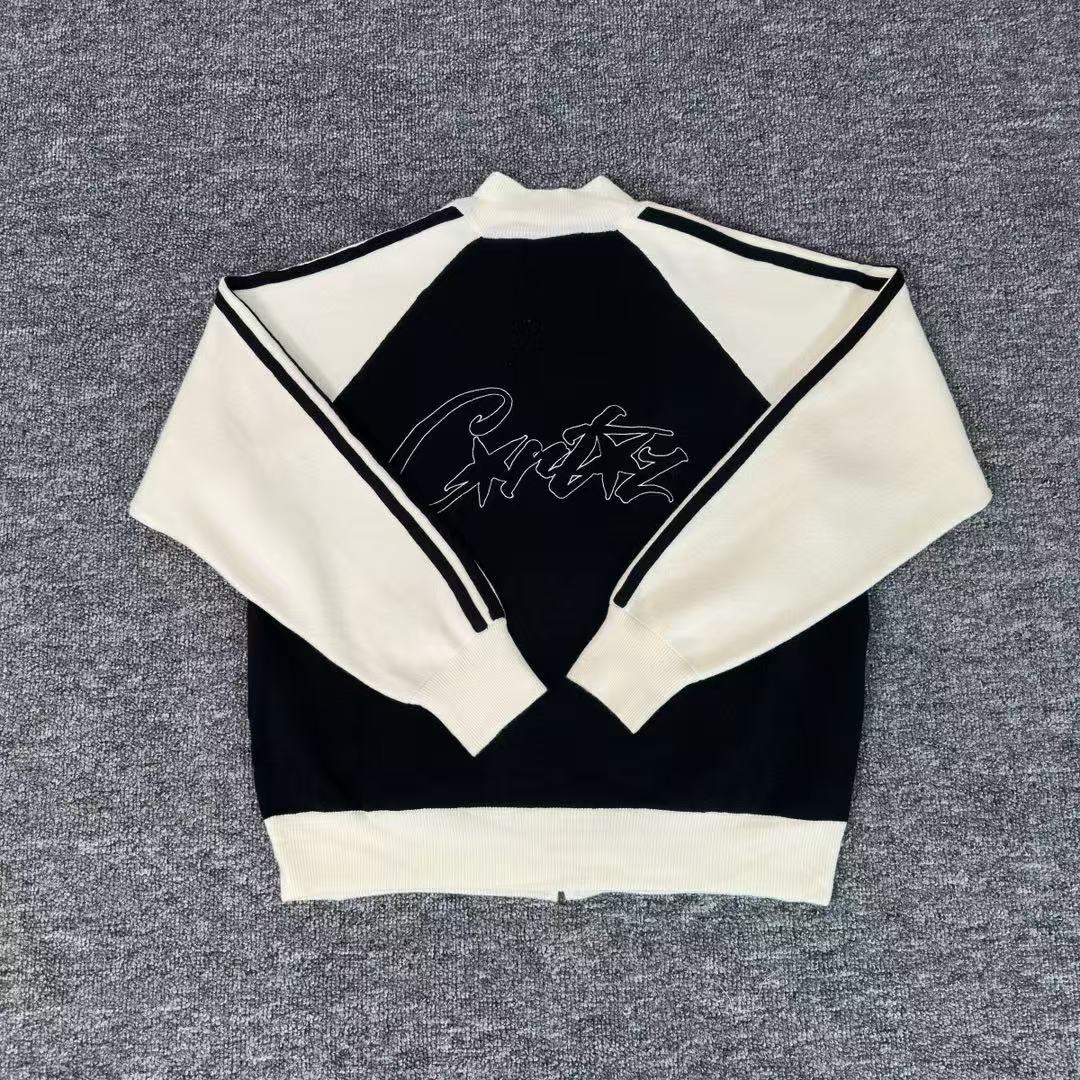 Men's Sweaters Autumn Winter Sweater High Street Trend Knitted Cardigan Zipper Jacket Real Pos Men And Women Cotton Coat