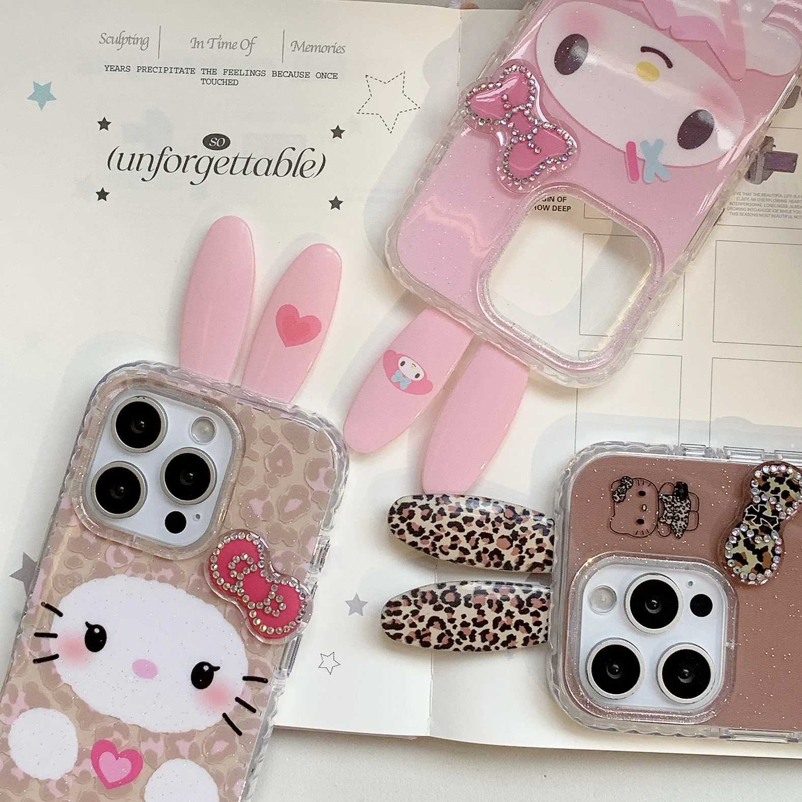 er Cute Rabbit Ears Phone Case for iPhone 14 15 16 17 Pro Max - Birthday Gift Melody Design Latest Item C251209
