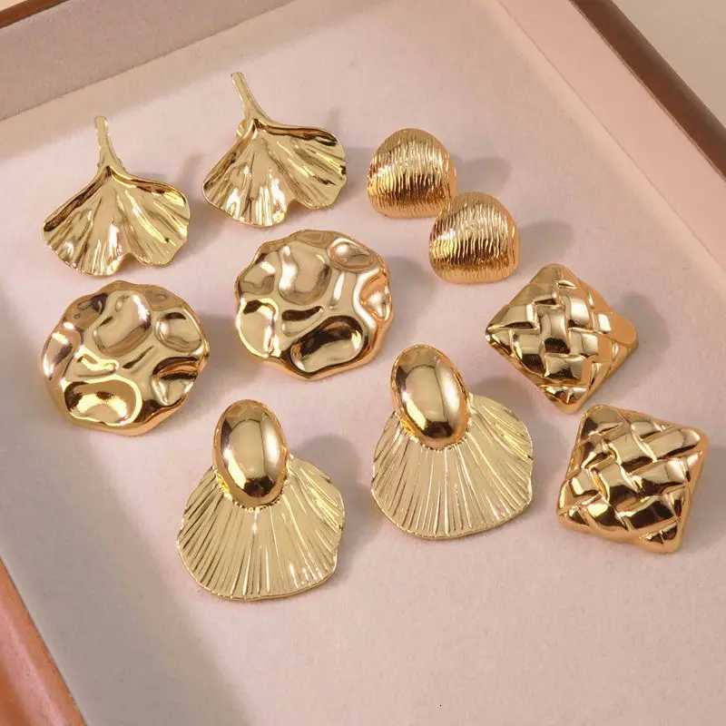 Htpwe Stainless Steel Butterfly Various Styles Women 18k Gold Plated Couple Holiday Gift Earrings Party Jewelry K251209 H260129