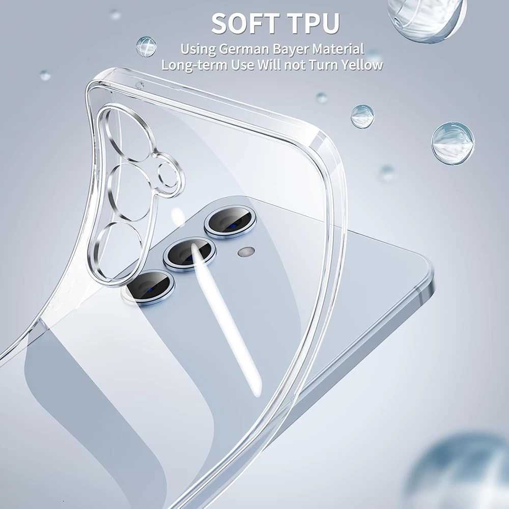 tra Thin Silicone Soft Case For Galaxy S24 FE Plus tra Clear Back Cover For S 24 S24 S24FE 5G Shell C251209