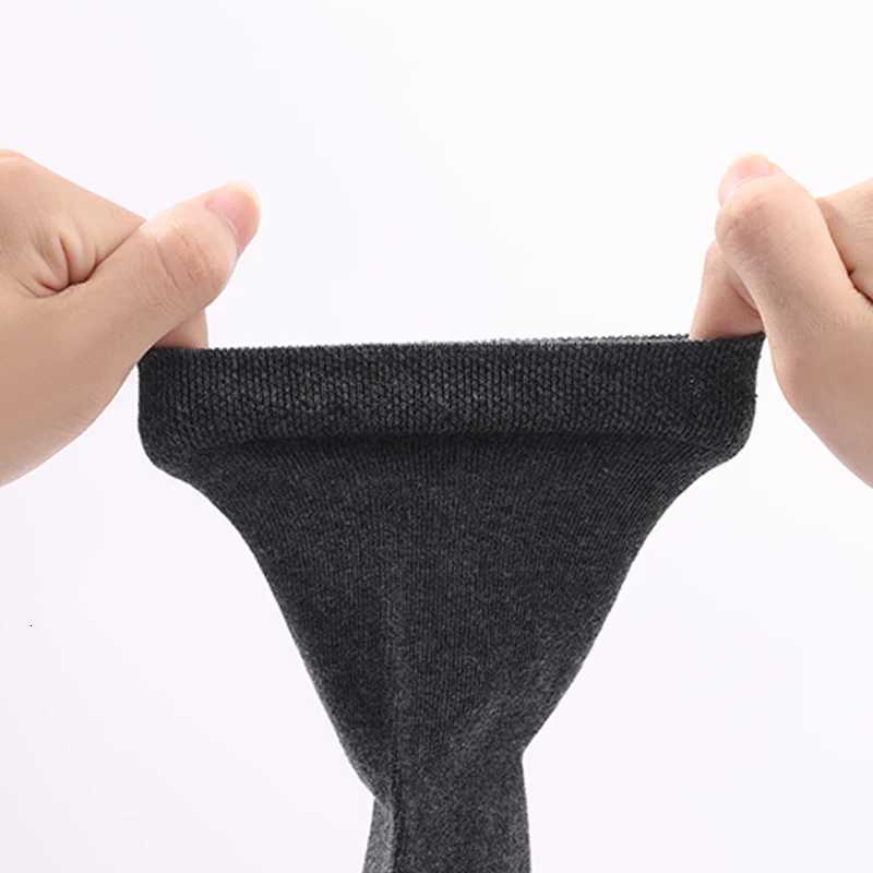 5 Pairs Pure Color High Quality Women and Men Cotton Socks Soft Breathable Antibacterial Black Business Men SocksT251209