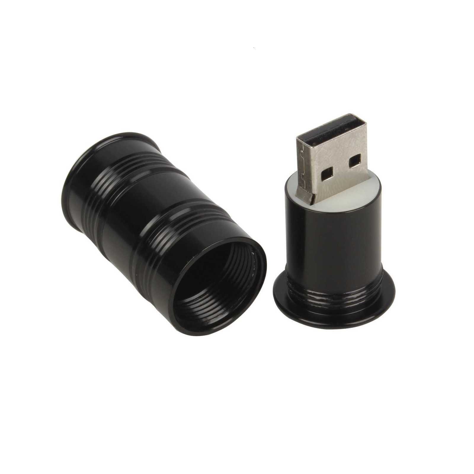 Oil Barrels USB 20 Flash Drive 128GB Metal Pen Drive High-speed Memory Stick 64GB/32GB/16GB waterproof U Disk Gifts C251209