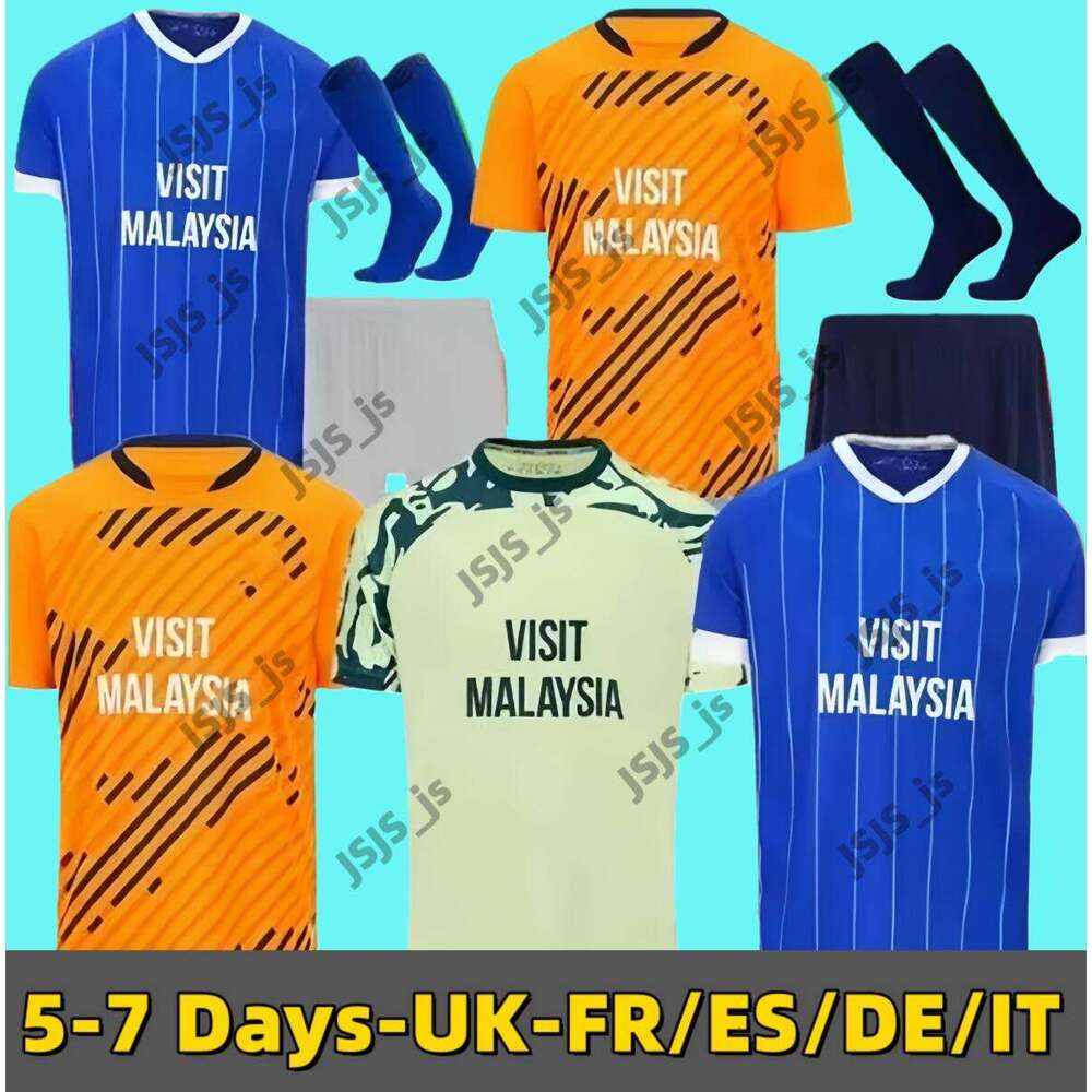 25 26 Cardiff RALLS Kids Kit Soccer Jerseys PHILOGENEP RINOMHOTA COLWILL RATCLIFFE O'DOWDA Home 2025 2026 kids kit Football