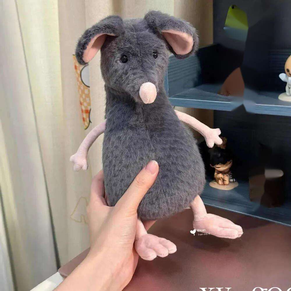 Dolls jellys Cat Lachlan Sad Rat Plush Doll Children's toys Cute cartoon Lackland sad mouse plush toy soothing doll Gifts 556 Y260128