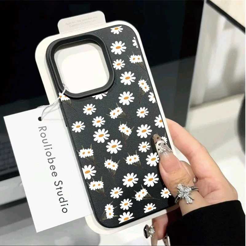 Cute Style Daisy White Small Flower Case For MI 15T 14T Pro 15 tra 13T X7 X6 X5 F5 F6 M7 M6 Pro F7 tra X3 GT NFC C251209