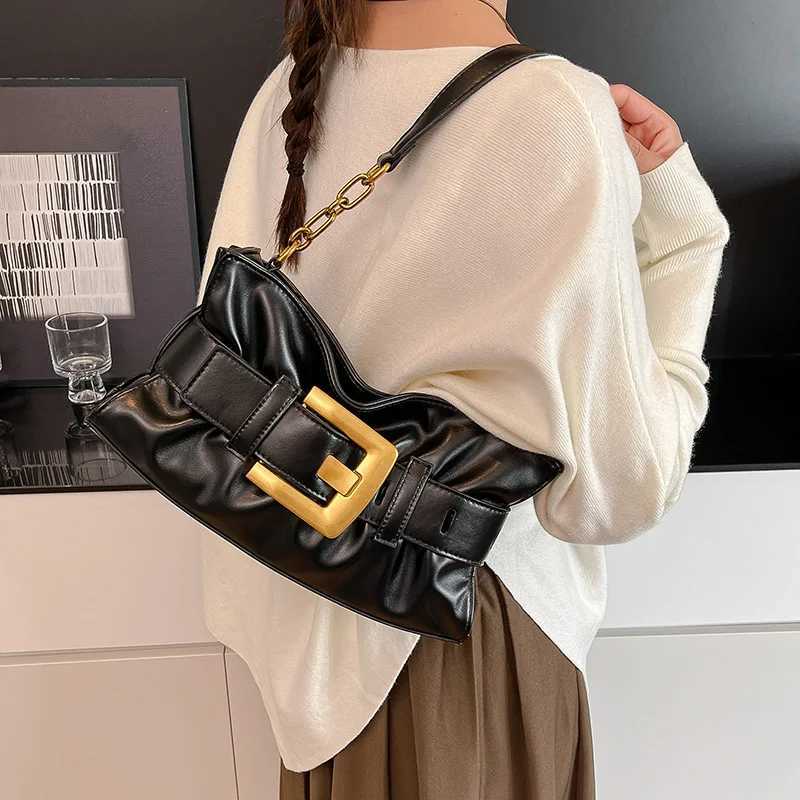 Fi wens shoder bag crinkled handbag fem luxury designer bag ladies chains totes purse wen bags shoder sac femme Y251209