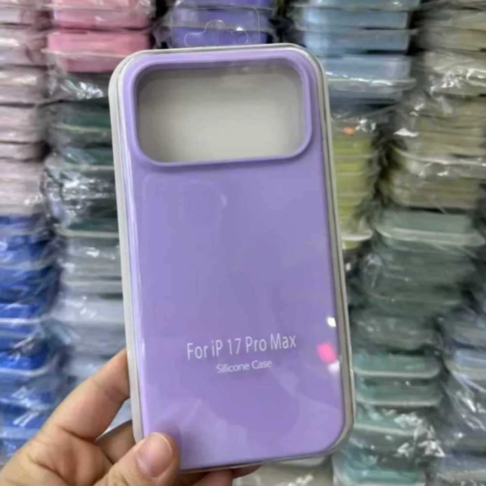 Fashion Candy Pure Color Smooth-Touch Case For IPhone 17 Air 16E 15 14 Plus 13 12 11 Pro Max Liquid Silicone Soft Cover C251209