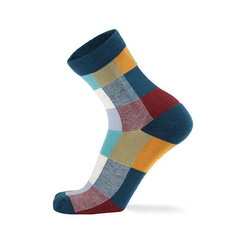 5 pairs/10 pairs of cotton mens short socks tight fitting socks fashionable colorful stripes square universal sizes 39-45T251209
