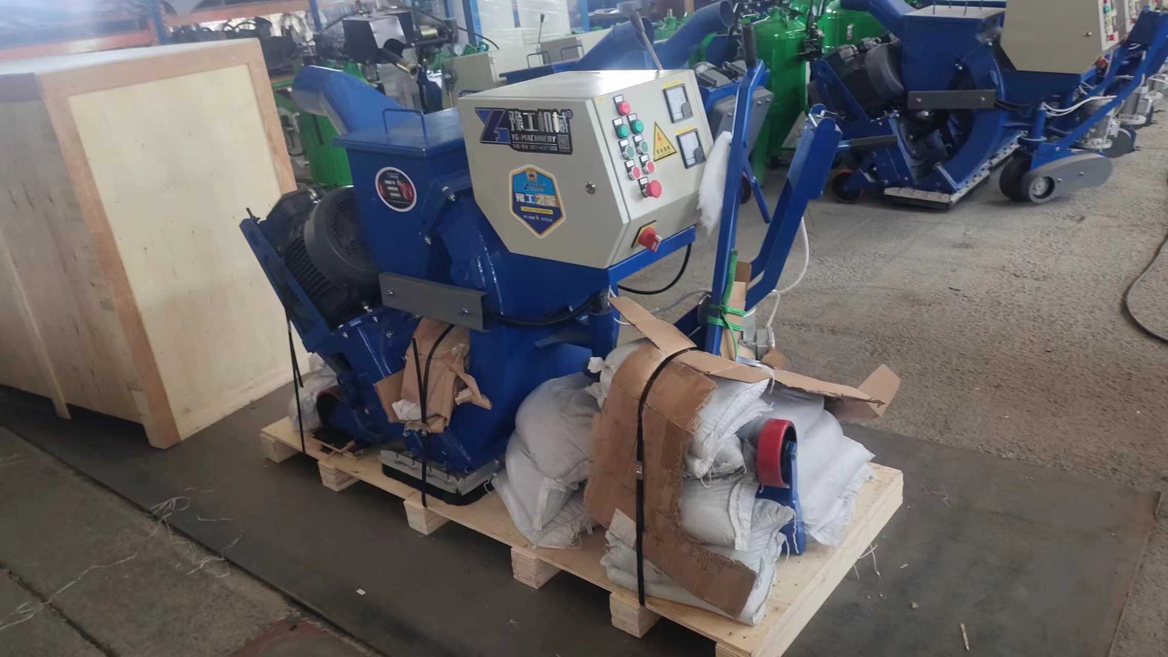 Industrial Automatic Shot Blaster | Efficient Surface Prep for Concrete Pavement, Floors & Sand Roads